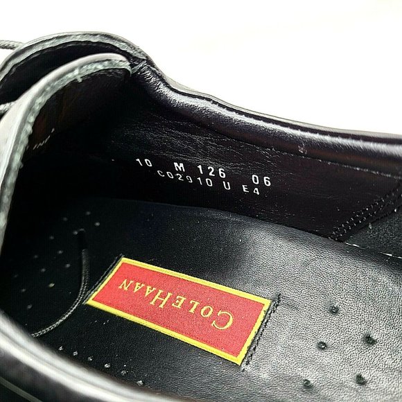 Cole Hann Mens Black Oxford Shoes Size 10M main image 5